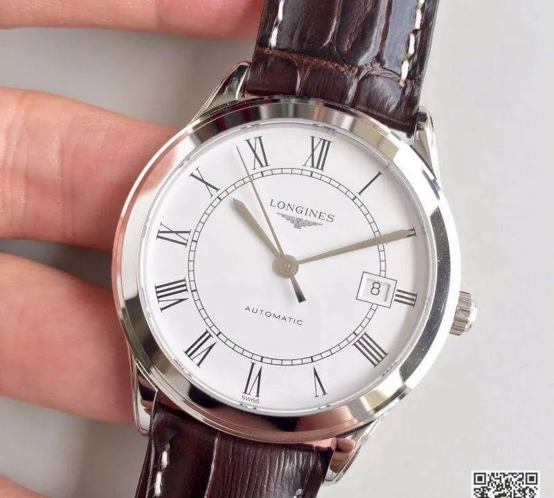 Longines Record L2.820.4.11.2 1:1 Best Edition Replica Watch Swiss ETA2824